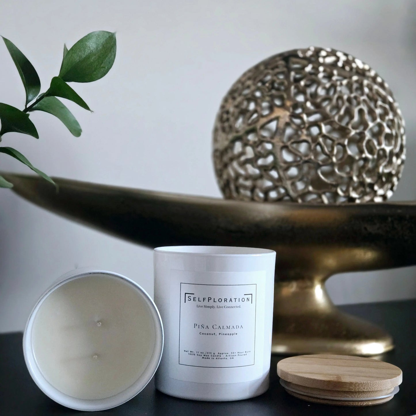 double wicked candle pineapple and coconut scented