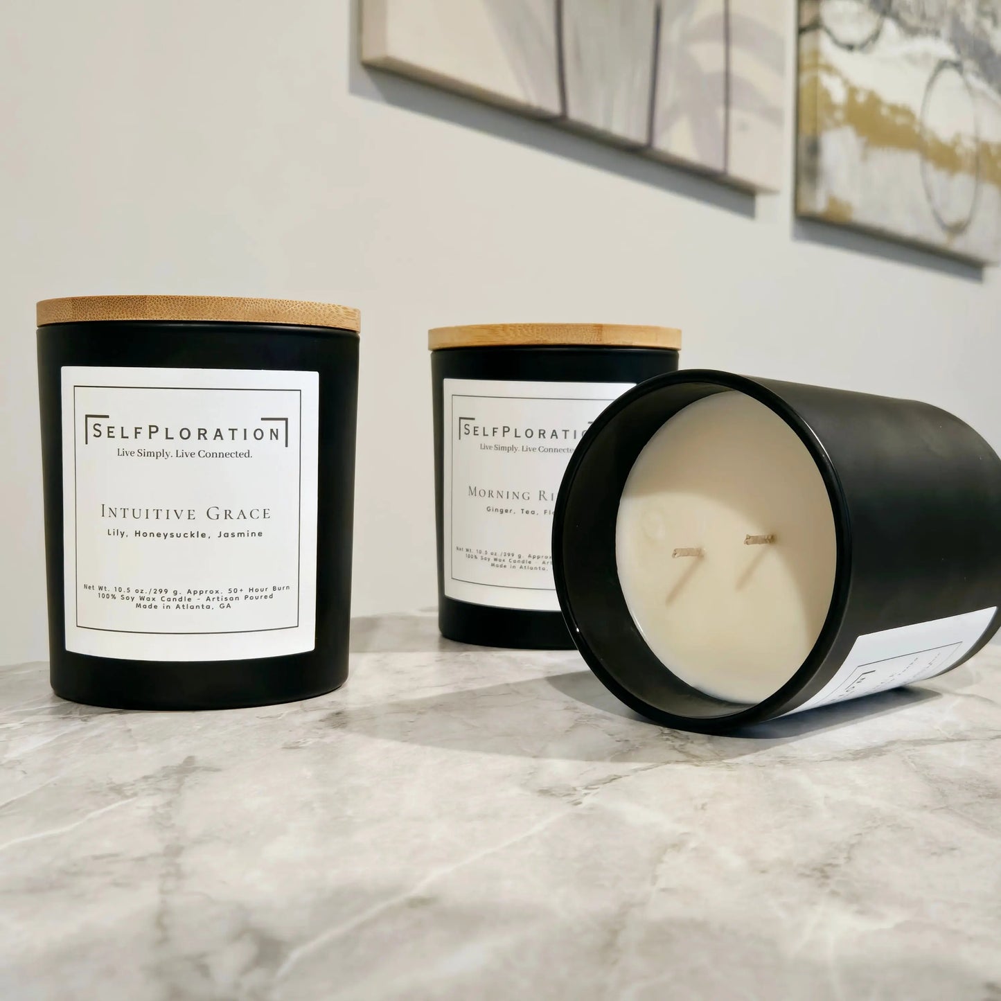 cumber and melon scented candle